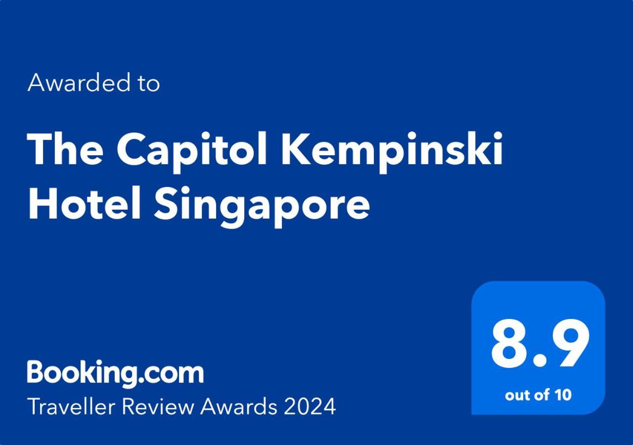 The Capitol Kempinski Hotel Singapore Bagian luar foto